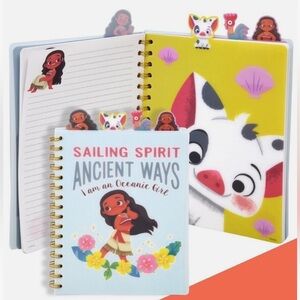 🌺🌊 Disney Moana Tabbed Spiral Journal🌊🌺
